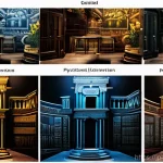 심리학의 발전 - Here are three detailed image generation prompts in English, designed to be appropriate for a 15-yea...