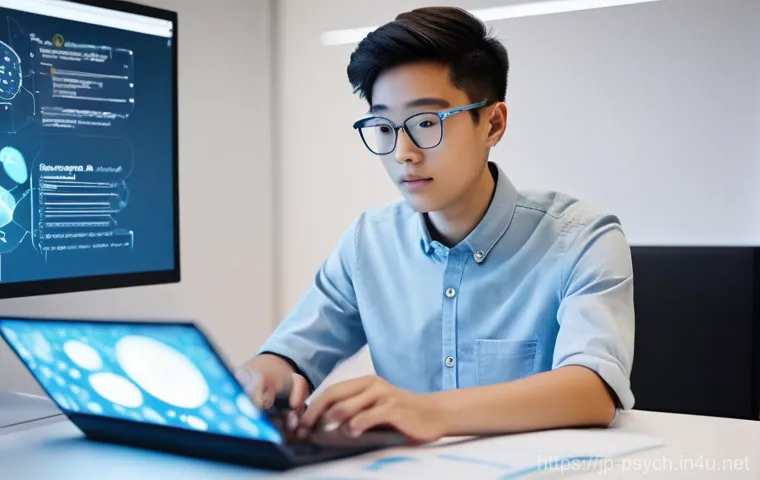 심리학 논문 작성법 - **Prompt:** A determined university student, gender-neutral, wearing comfortable, everyday attire su...